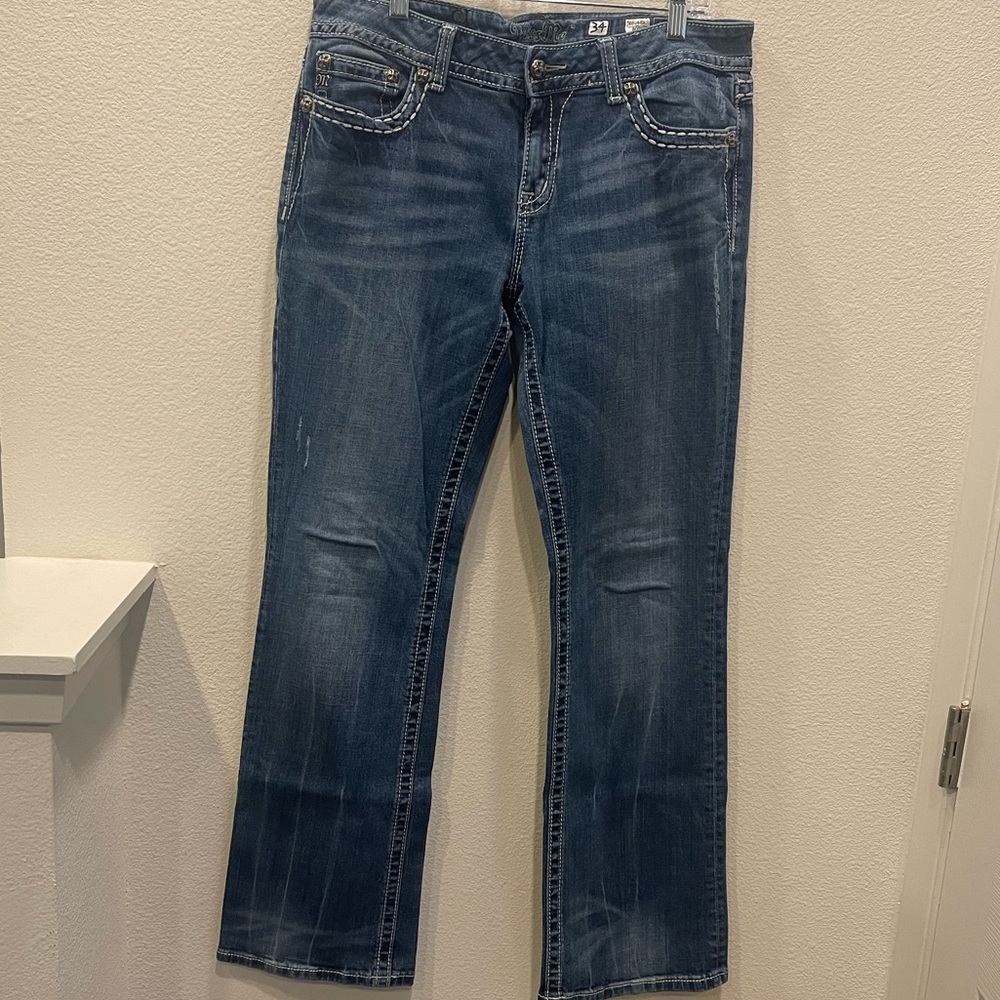 Miss Me Fleur De Lis Jeans